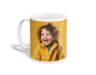 Custom photo mug